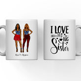 2 Sisters Mug - Besties Forever Personalised Mug For Sisters
